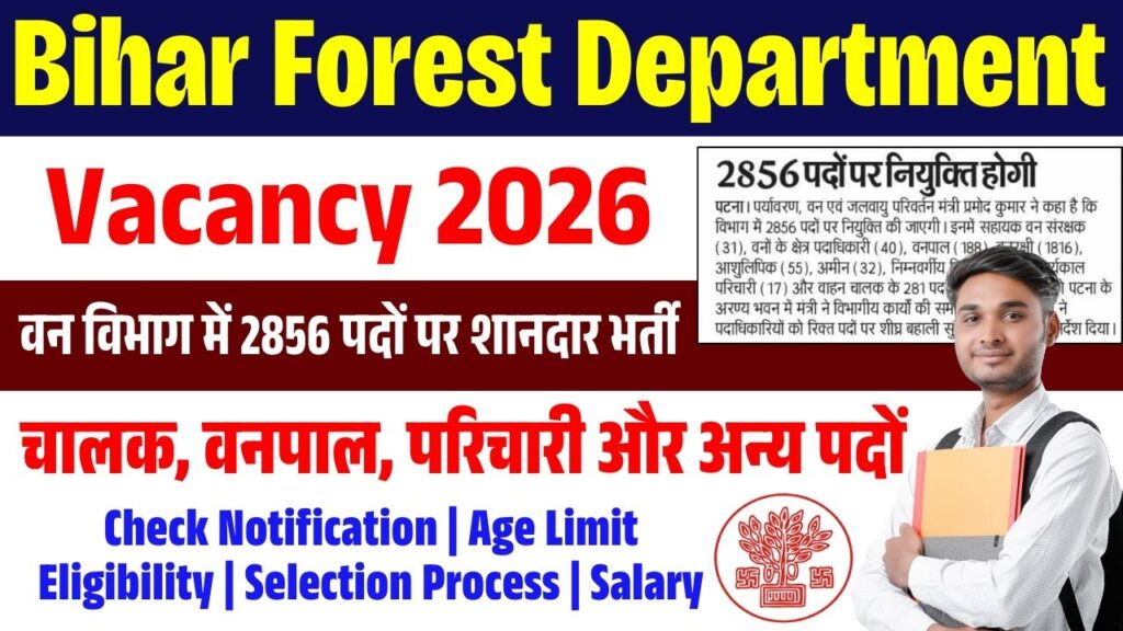 Bihar Forest Department Recruitment 2026