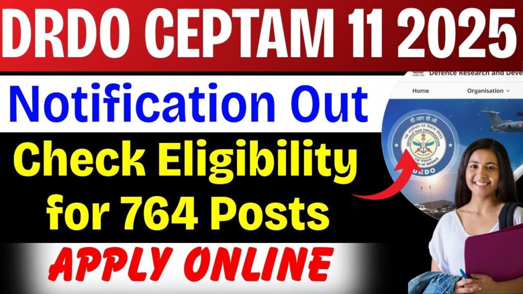 DRDO CEPTAM 11 Vacancy 2025