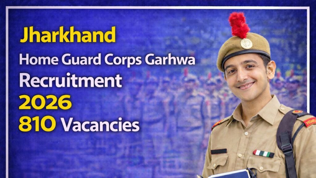 Jharkhand Home Guard Corps Garhwa Recruitment 2026
