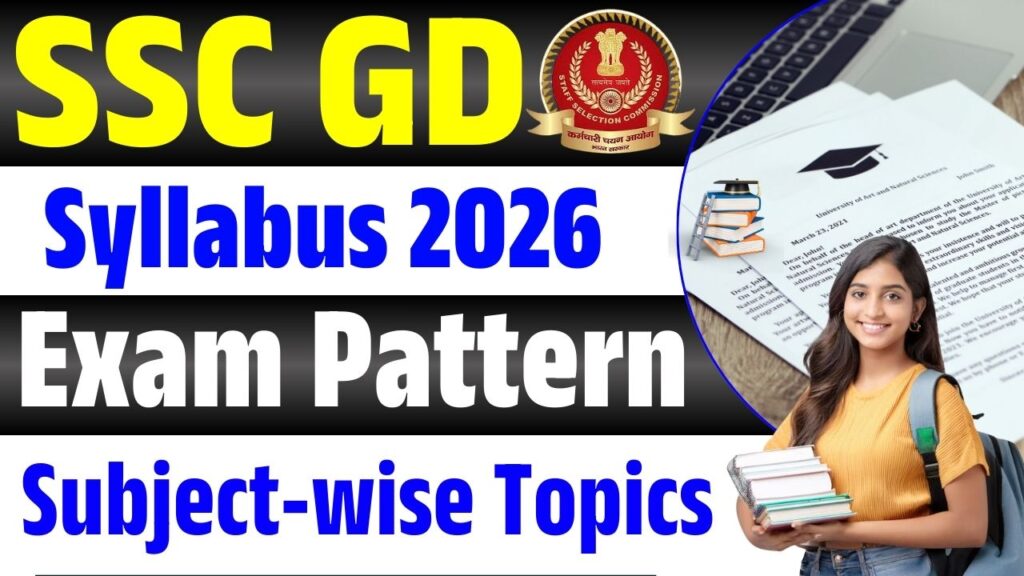 SSC GD Syllabus 2026