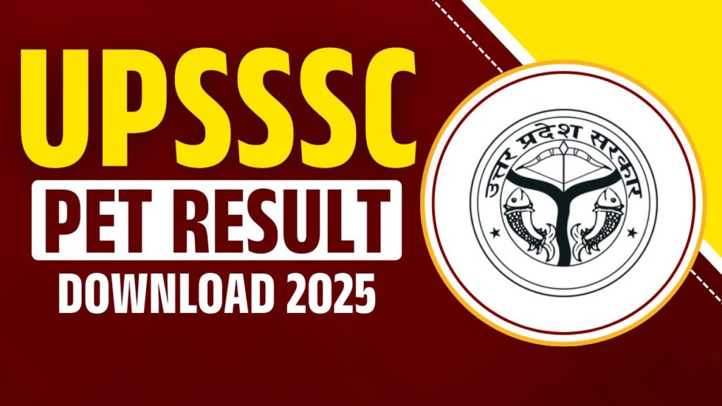 UPSSSC PET Result 2025