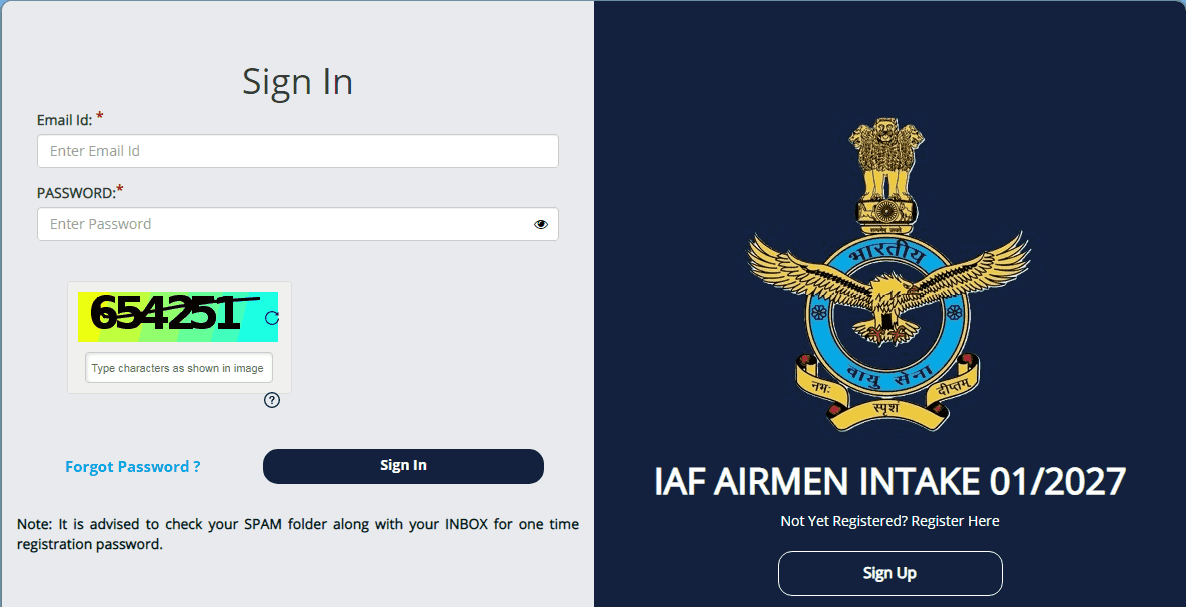 Airforce Medical Assistant Online Form 2026