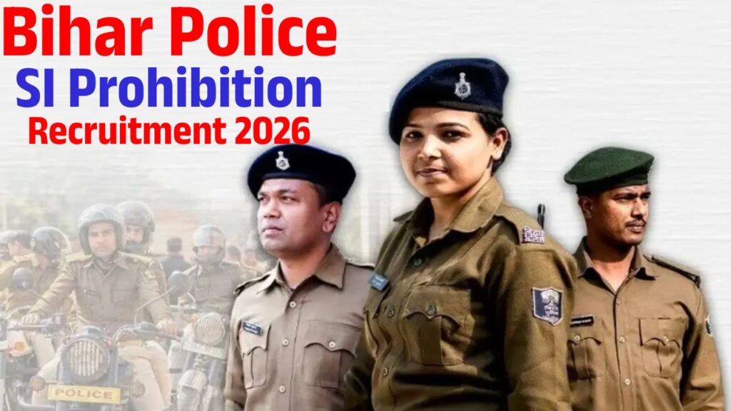 Bihar Police SI Prohibition Online Form 2026