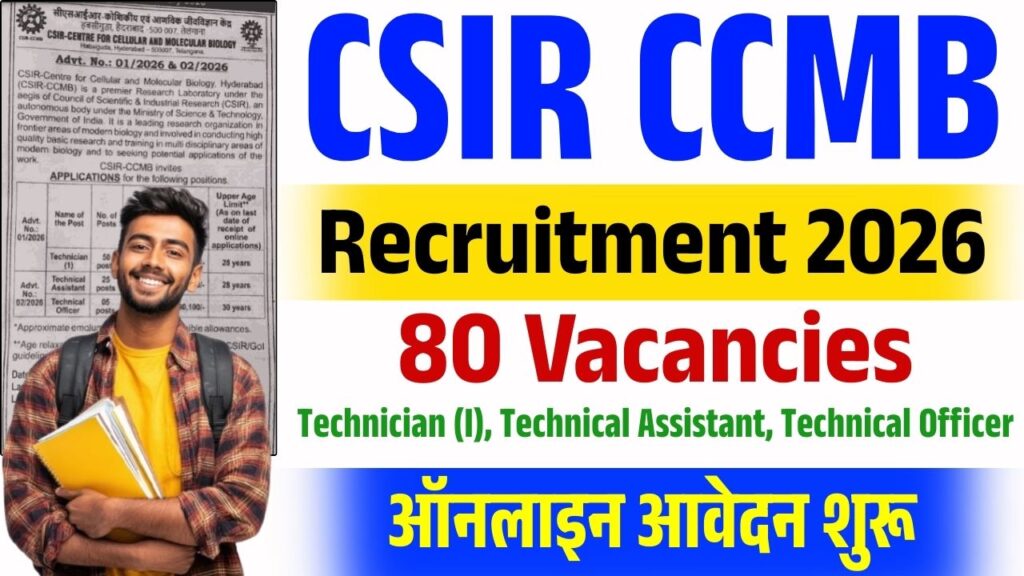 CSIR CCMB Recruitment 2026