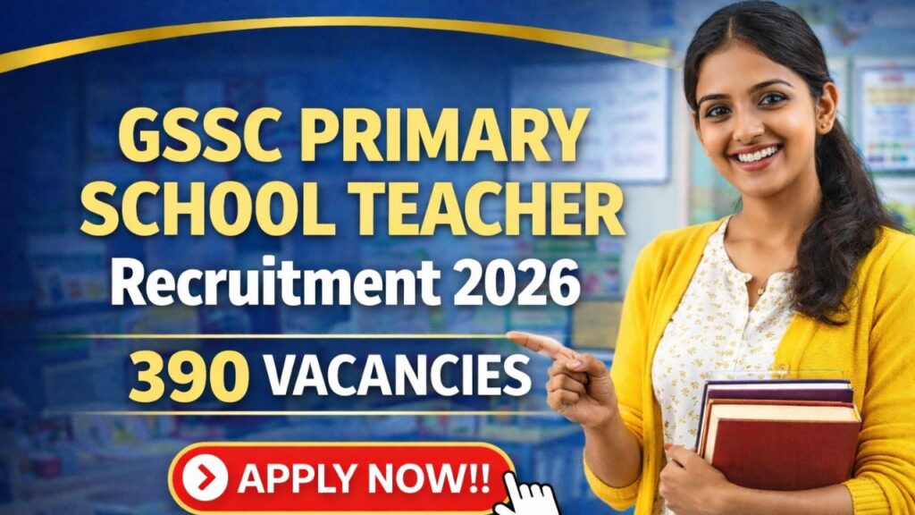GSSC Primary School Teacher Recruitment 2026