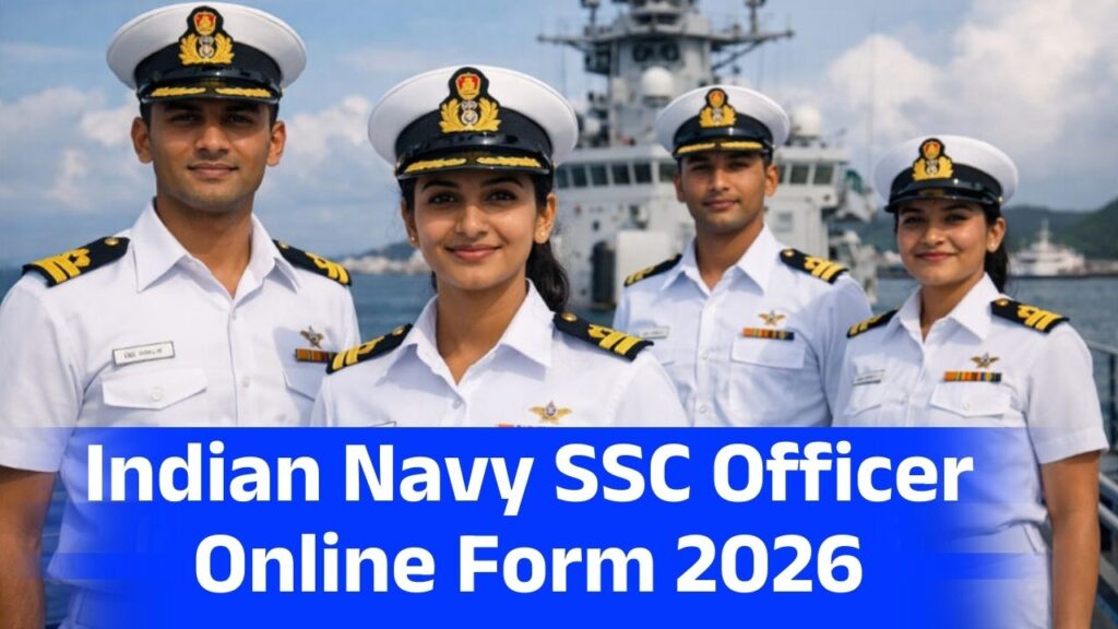 Indian Navy SSC Officer Online Form 2026