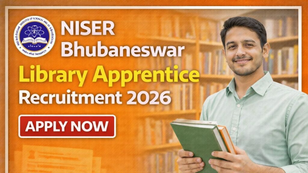 NISER Bhubaneswar Library Apprentice Recruitment 2026
