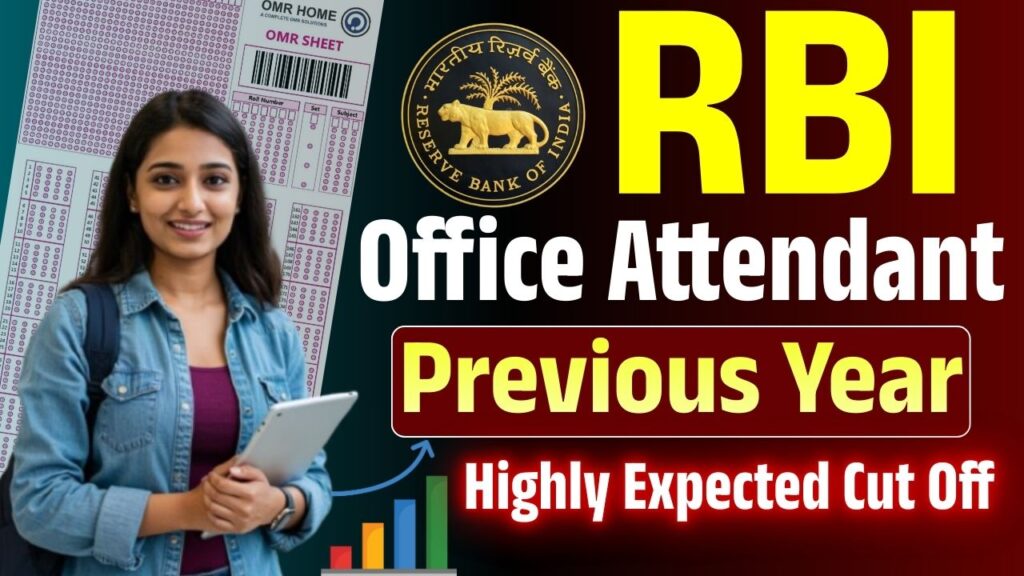 RBI Office Attendant Highly Expected Cut Off 2026