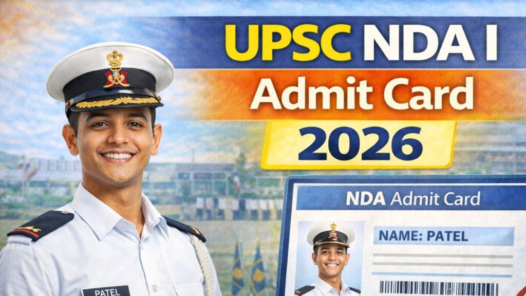 UPSC NDA I Admit Card 2026