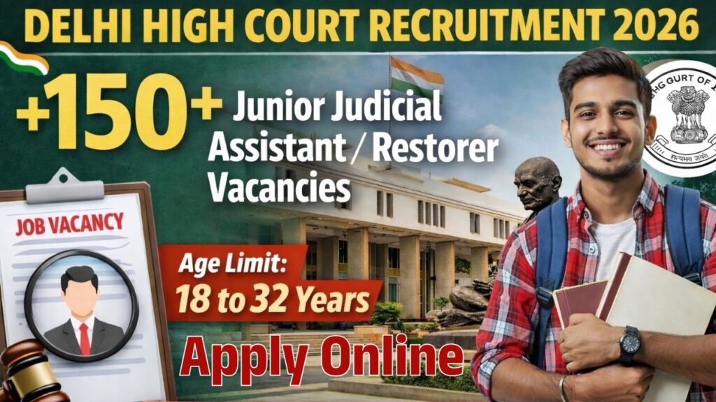 Delhi High Court JJA & Restorer Recruitment 2026