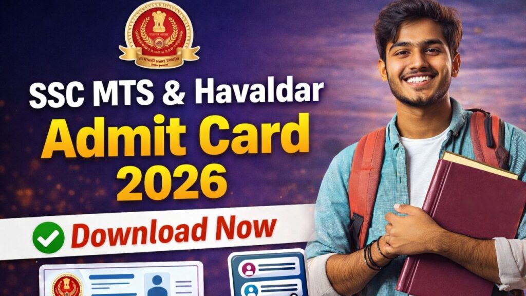SSC MTS & Havaldar Admit Card 2026