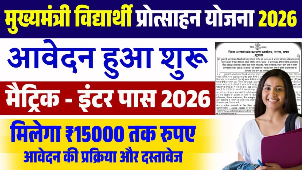 Mukhyamantri Alpsankhyak Vidyarthi Protsahan Yojana 2026