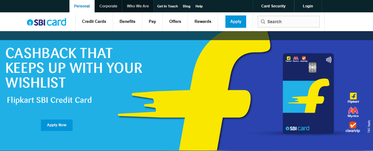 Flipkart SBI Credit Card 2026