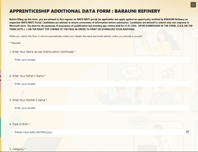 IOCL Barauni Refinery Apprentice Recruitment 2026