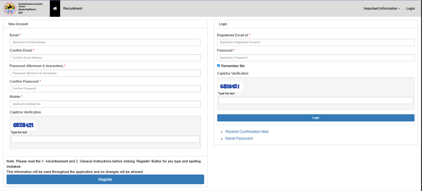 Bundelkhand University Teaching Faculty Vacancy 2026