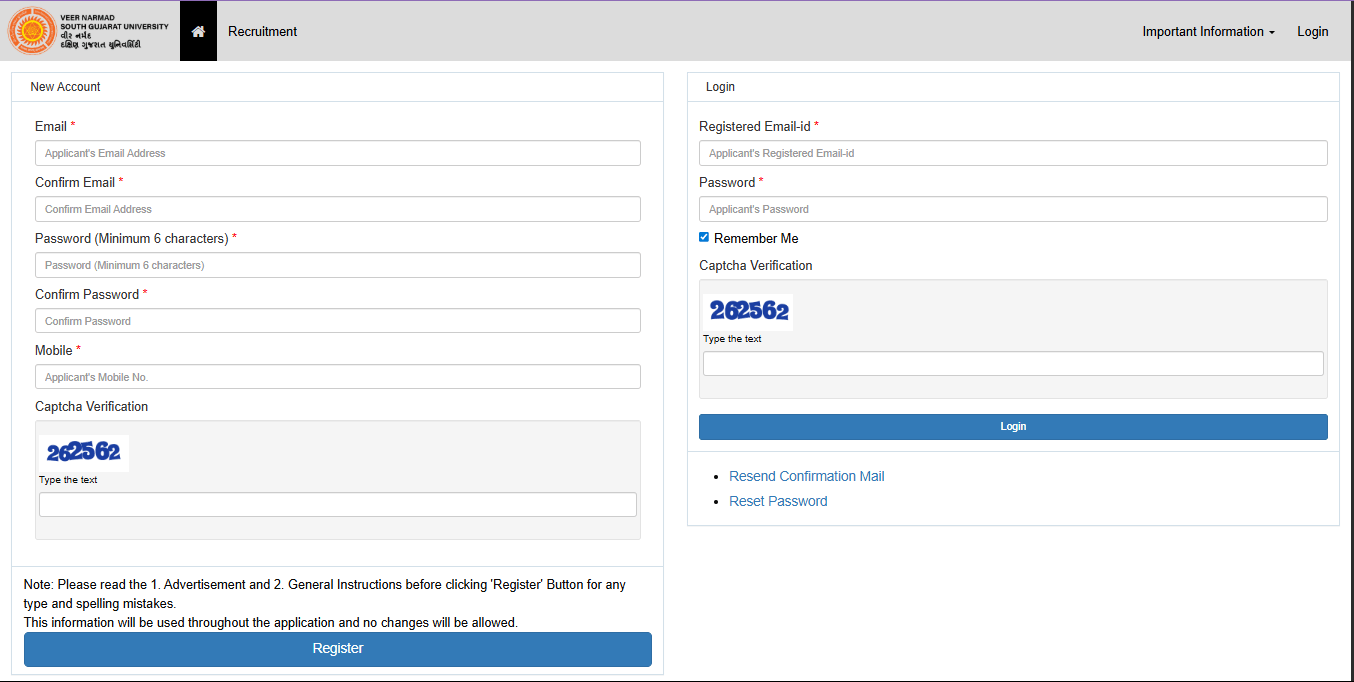 VNSGU Recruitment 2026
