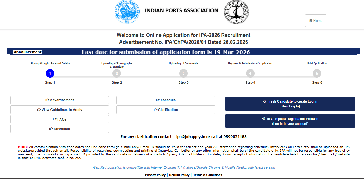 IPA Executive Level Recruitment 2026
