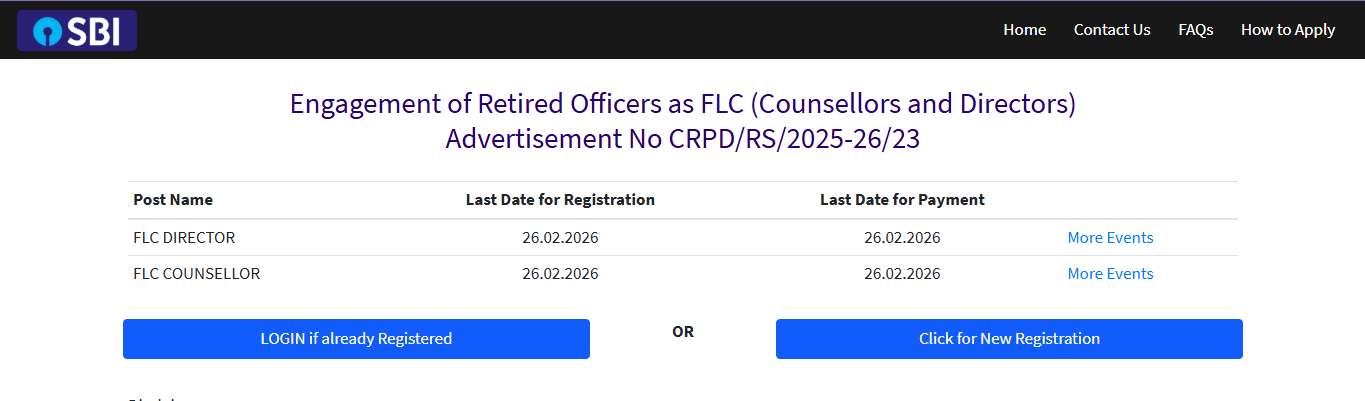 SBI Recruitment 2026