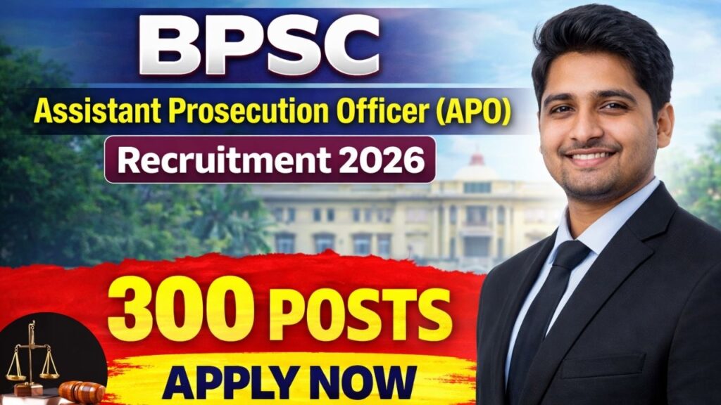 BPSC Assistant Prosecution Officer (APO) Recruitment 2026