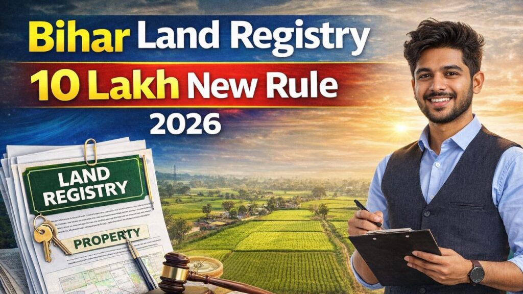 Bihar Land Registry 10 Lakh New Rule 2026