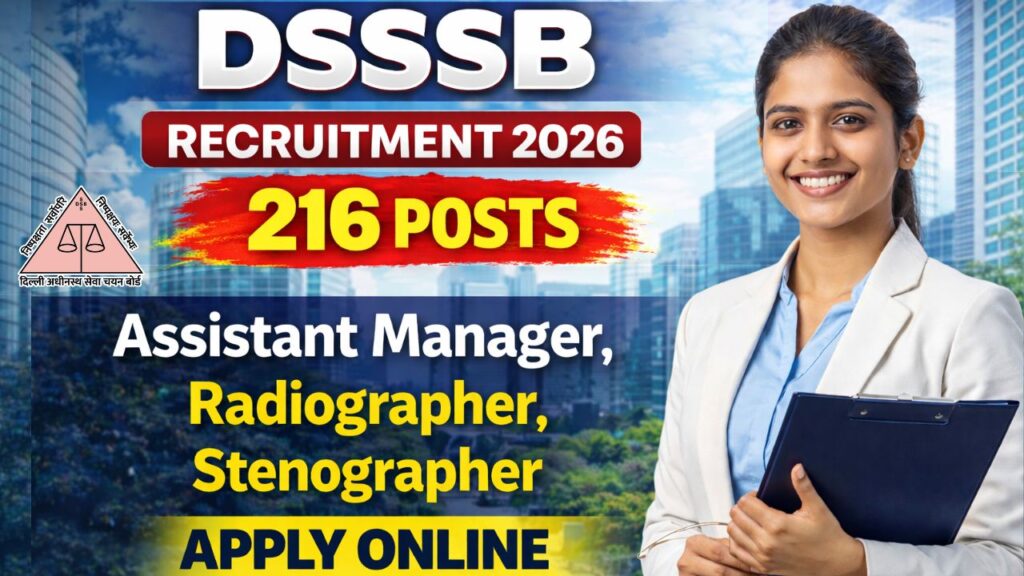 DSSSB 02/2026 Recruitment 2026