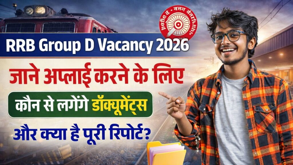 RRB Group D Vacancy 2026 Documents Required