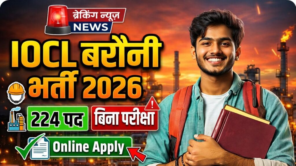 IOCL Barauni Refinery Apprentice Recruitment 2026