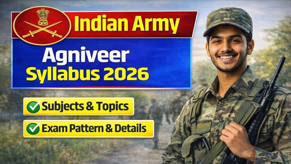 Indian Army Agniveer Syllabus 2026