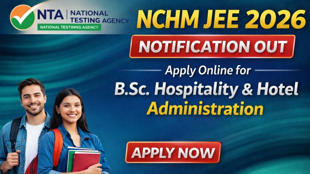 NTA NCHM JEE Admissions 2026