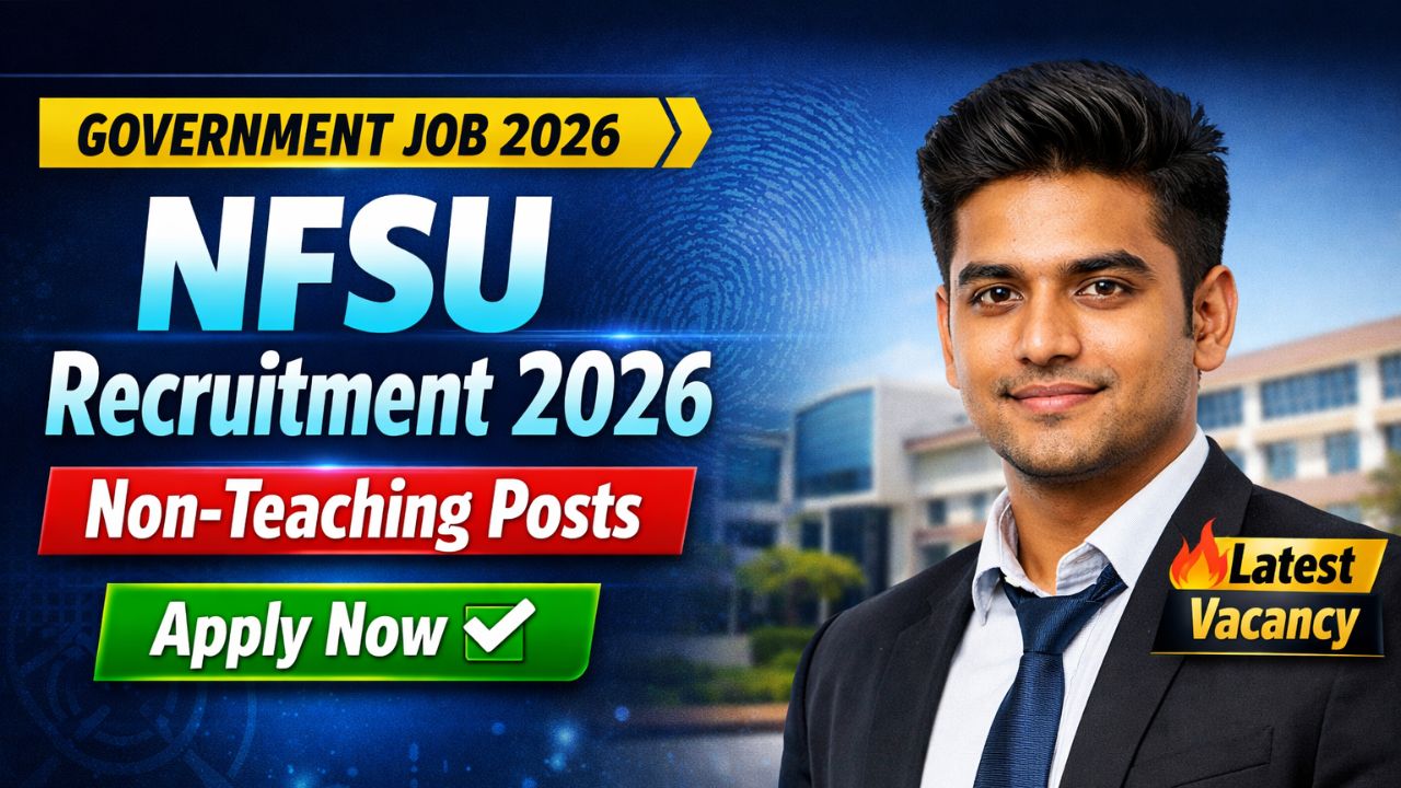 Nfsu Rol NFSU Non Teaching Recruitment 2026: Apply For 51 Section Officer ...