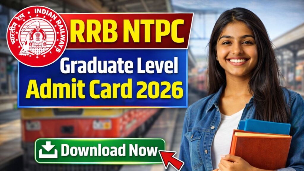 RRB NTPC Graduate Level Admit Card 2026