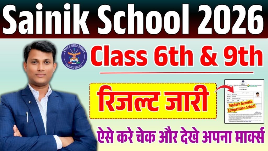 Sainik School AISSEE Result 2026