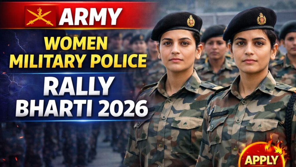 Army Women Military Police Rally Bharti 2026
