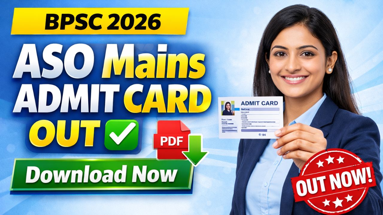 BPSC ASO 2025 Mains Admit Card 2026: Download Hall Ticket @bpsc.bihar ...