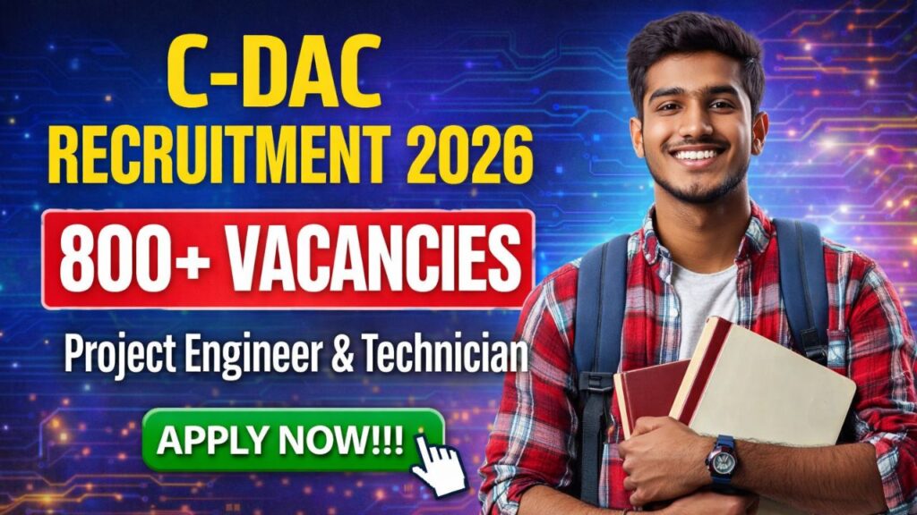 C DAC Vacancy 2026