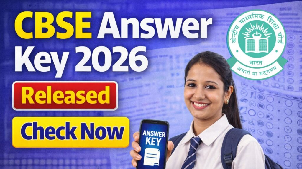 CBSE Answer Key 2026