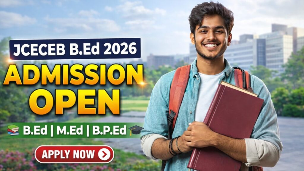 JCECEB Jharkhand BEd Admissions Online Apply 2026