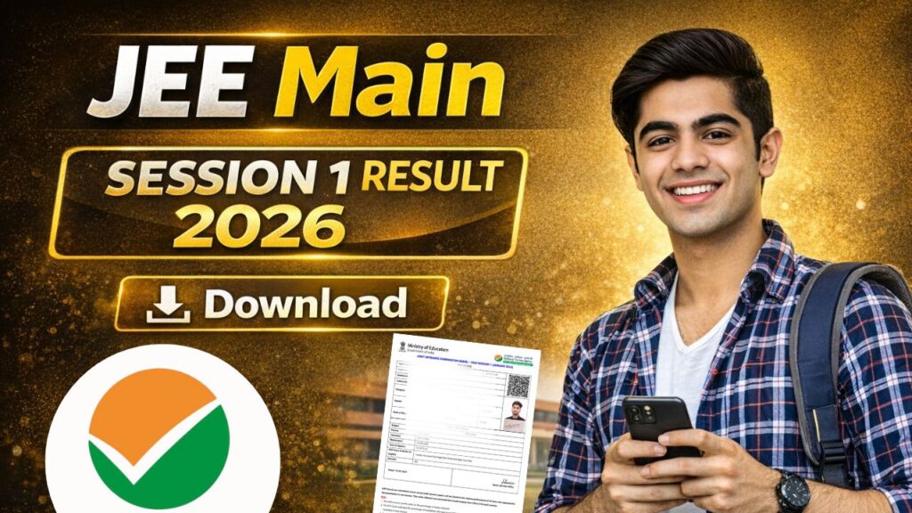 JEE Main Session 1 Result 2026