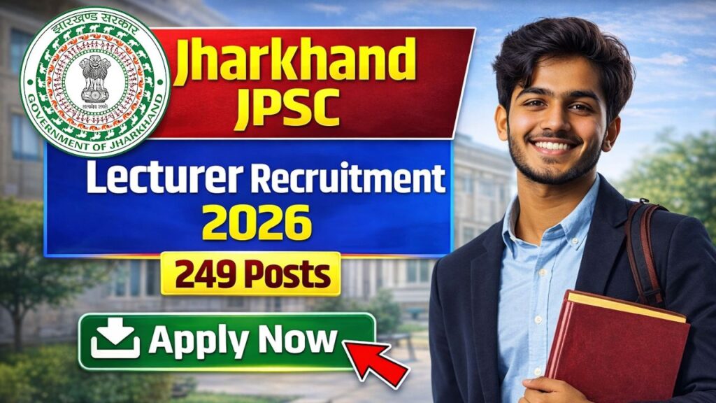 Jharkhand JPSC Lecturer Recruitment 2026
