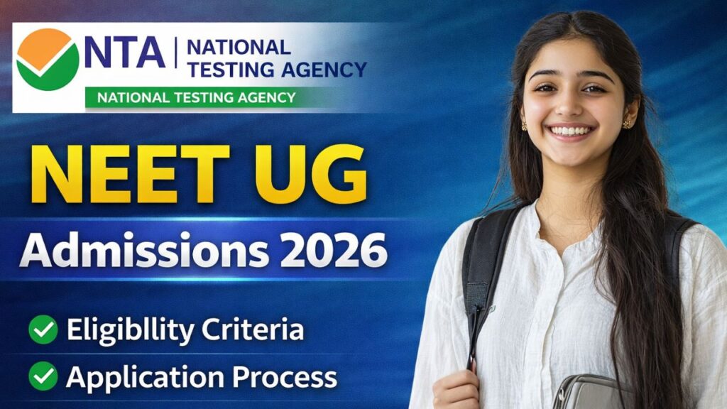 NTA NEET UG Admissions 2026