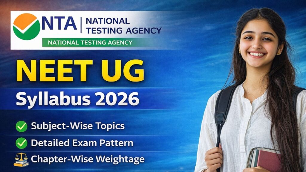 NTA NEET UG Syllabus 2026
