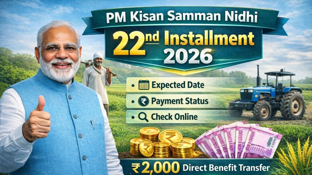 PM Kisan 22nd Installment Date 2026
