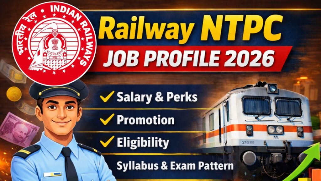Railway NTPC Job Profile 2026