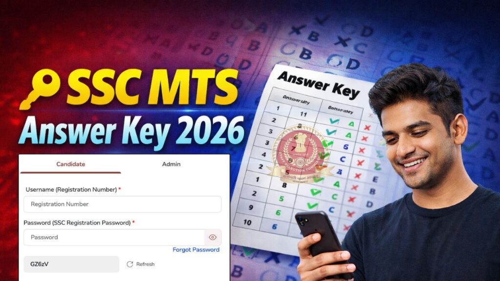 SSC MTS Answer Key 2026