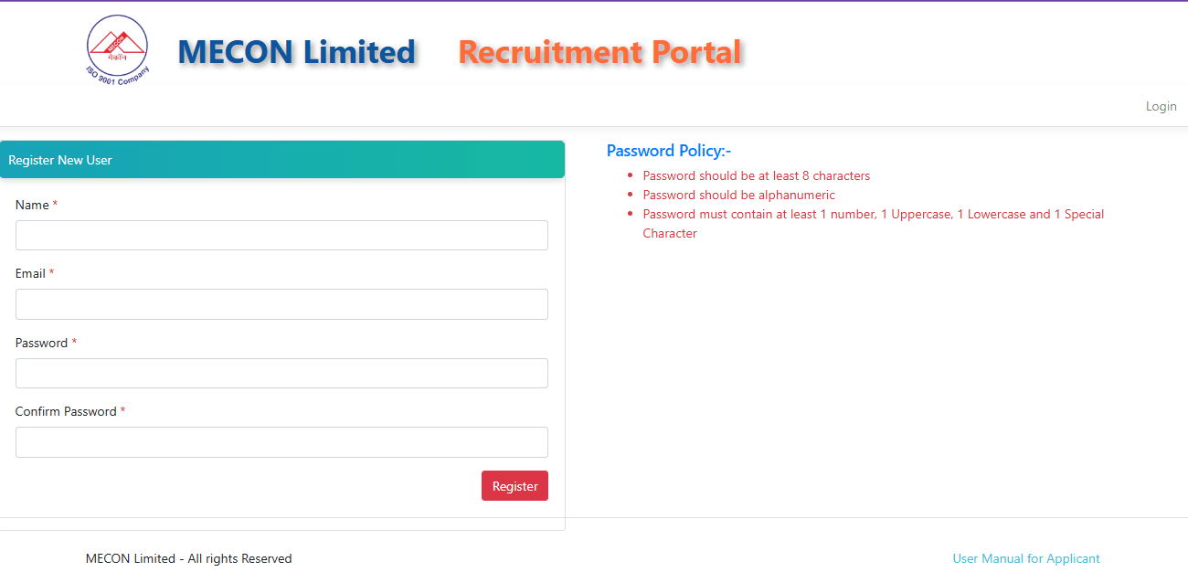 MECON Recruitment 2026