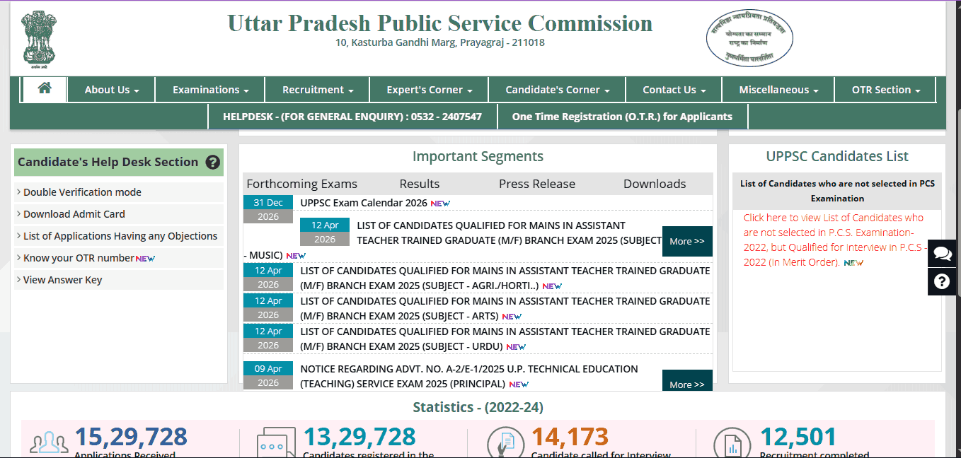 UPPSC LT Grade Teacher Result 2025