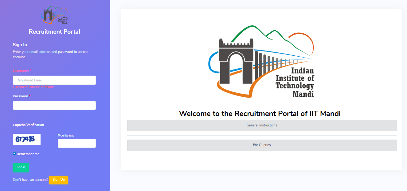 IIT Mandi Junior Assistant Recruitment 2026