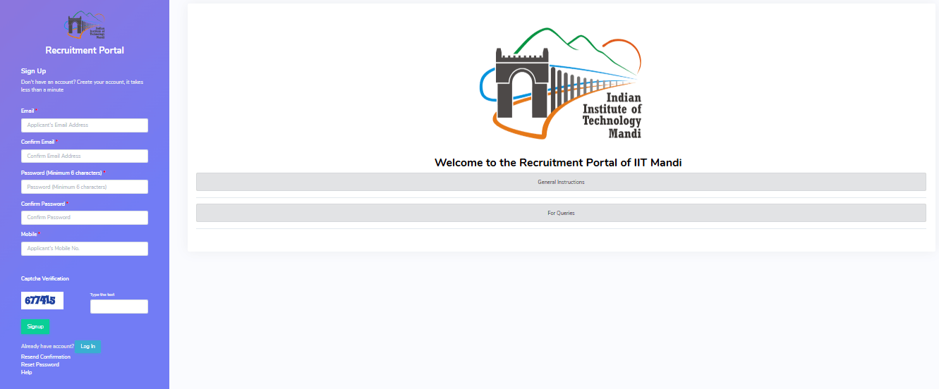 IIT Mandi Junior Assistant Recruitment 2026