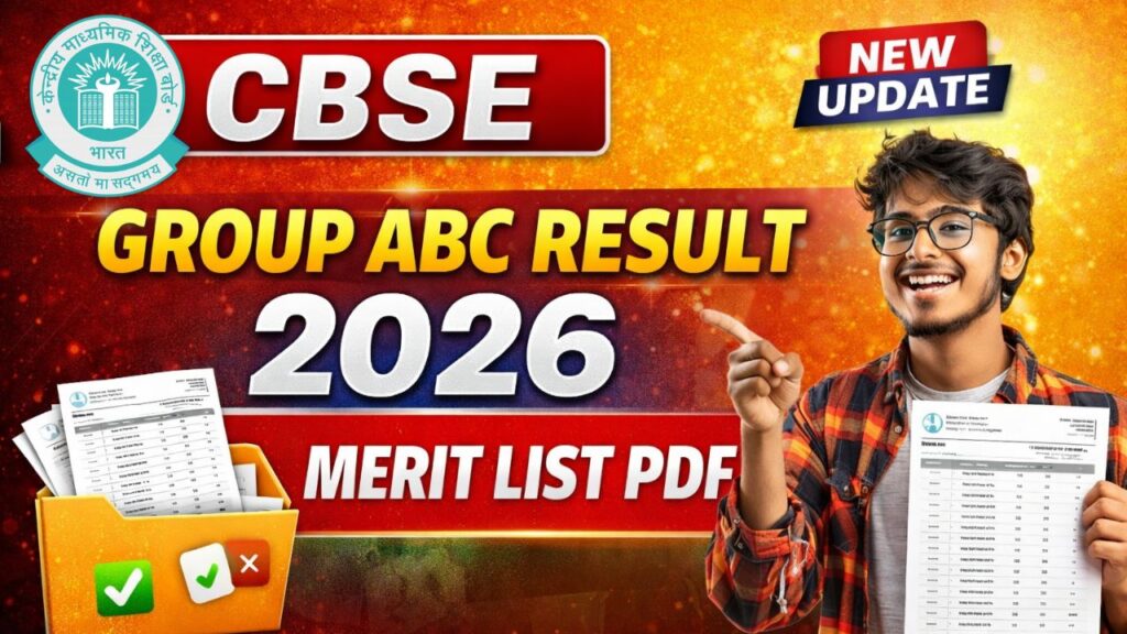 CBSE Group ABC Result 2026