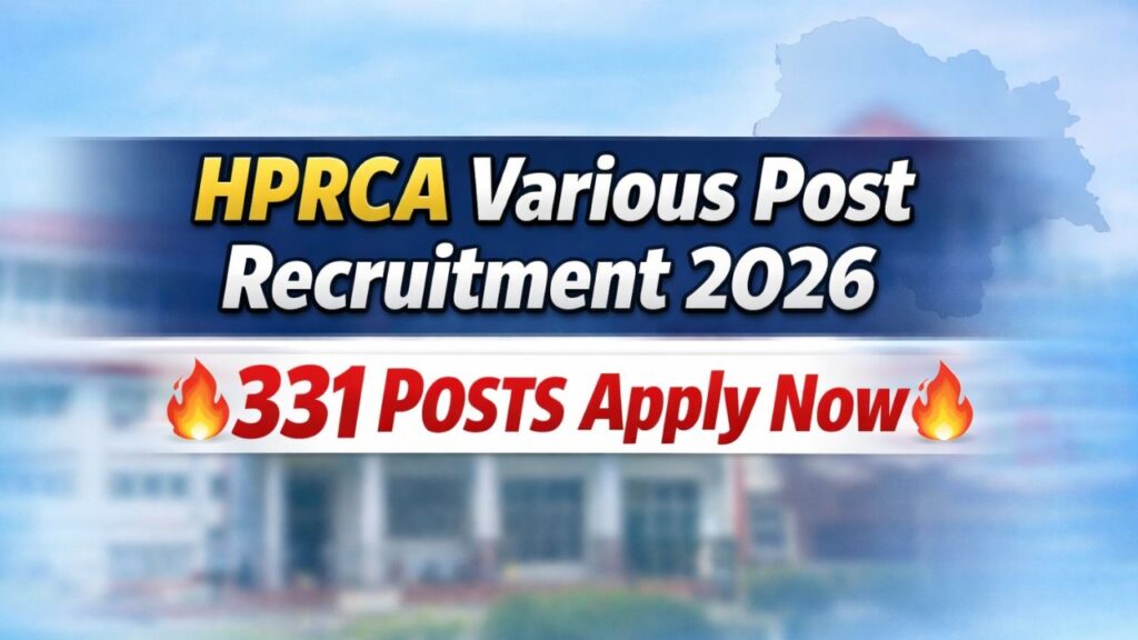 HPRCA Various Post Recruitment 2026